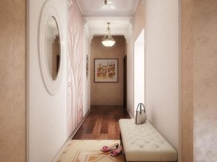 Стильный дизайн коридора фото